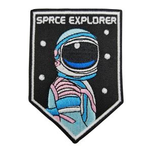 Space Explorer Embroidered Patches Shoulder Badge