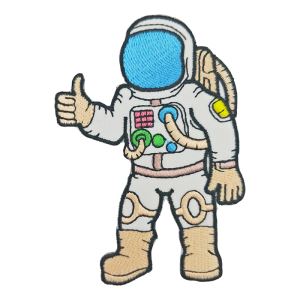 Spaceman Iron on Patch Embroidered Astronaut