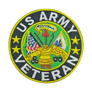 Veteran Patch US Army Military Badge Sew on Iron on