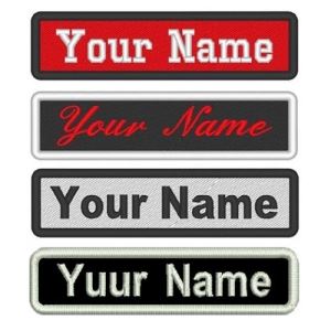 Your Name Patch Tags Iron on Sew on
