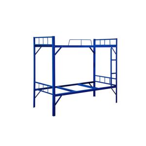Blue Iron Metal Bed