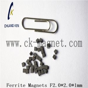 Block Sintered Ferrite Magnet F2.0*2.0*1mm