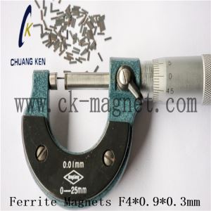 Block Sintered Ferrite Magnet F4*0.9*0.3mm