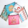 Lattice Pattern Tyvek Paper Cosmetic Bag
