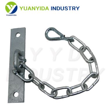 Metal Gate Fitting with Link Chain