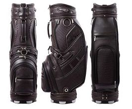 Genuine Leather Golf Caddie Bag