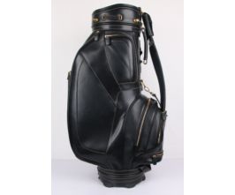 Genuine Leather Golf Staff Bag