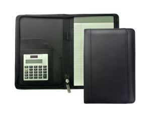 A5 Multi-Function Zippered Padfolio