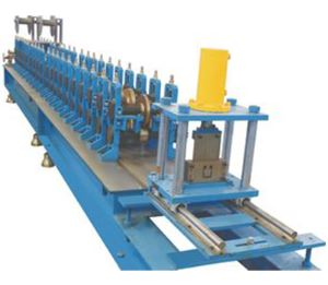 U Guide Rolling Shutter Making Machine with Rubber System