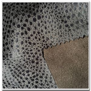 Knitted Faux Leather Suede Fabric