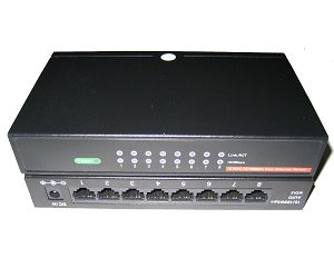 8 Ports Fast Ethernet Switch