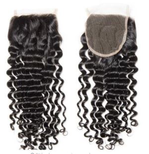 Indian Deep Curly Lace Closure