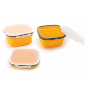 Silicone Collapsible Lunch Box Heat Resistant