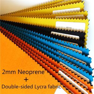 Neoprene Rubber Sheet with Polyester Lycra Fabric