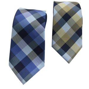 100% Silk Woven Tartan Necktie