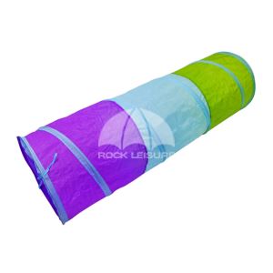 5 Foot Play Tunnel with Blue Green Purple