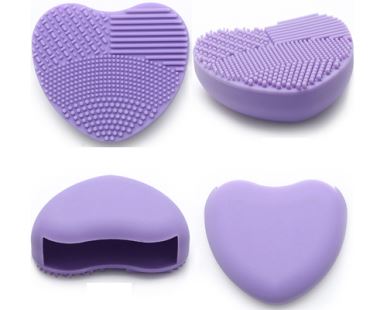 Silicone Heart Shaped Brush Cleaner