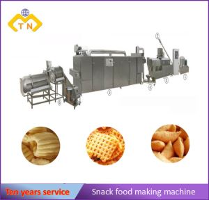 Crunchiness Small Puffed Snack Food Making Machine