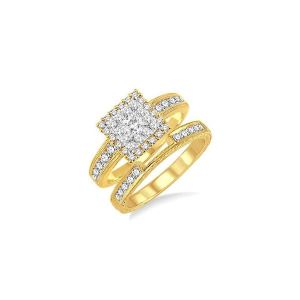 24K Gold Plated Engagement Ring
