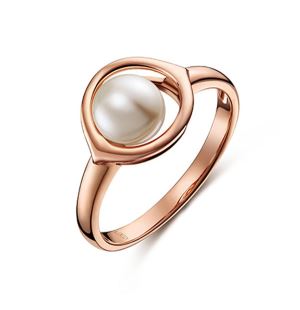 Solitaire Fresh Water Pearl Ring
