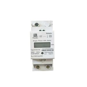 DIN-rail Mounted Single Phase Load Control KWh Meter