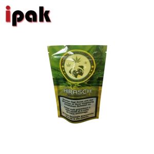 Food Grade Tobacco Packaging Bag with Zipper