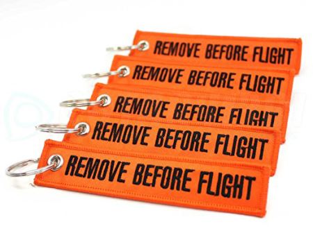 Orange Keychain-remove Before Flight