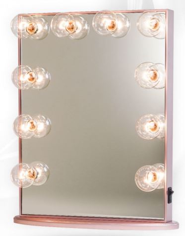 Hollywood Makeup Mirror with Pink Color