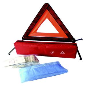 First Aid Kit with Warning Triangle