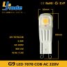 G9 LED Bulb 60W Equivalent