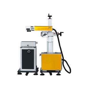 flexible multifunctional fiber laser marking machine for flying marking or marking big workpiece, with advanced technology and design