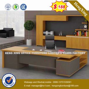 solid wood manager office table design with return office furniture office desk made in China HX-8N1375