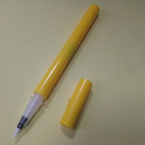 Liquid Eyeliner Empty Pencil Tube With Steel Ball Fiber Pen Plastic Straight Cylinder Pen Packaging