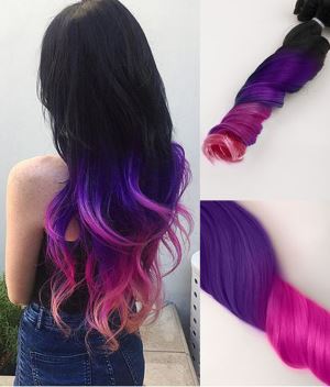 Ombre Two Color Weft