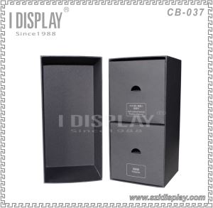 Transparent plastic packaging box for hair treatments