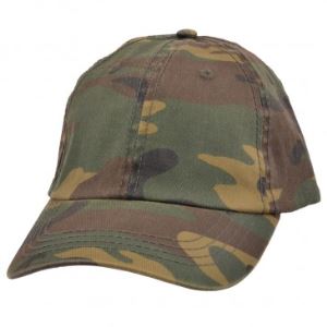 Cotton Camouflage Curved Visor Baseball Caps